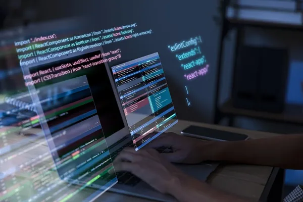IT Professional working